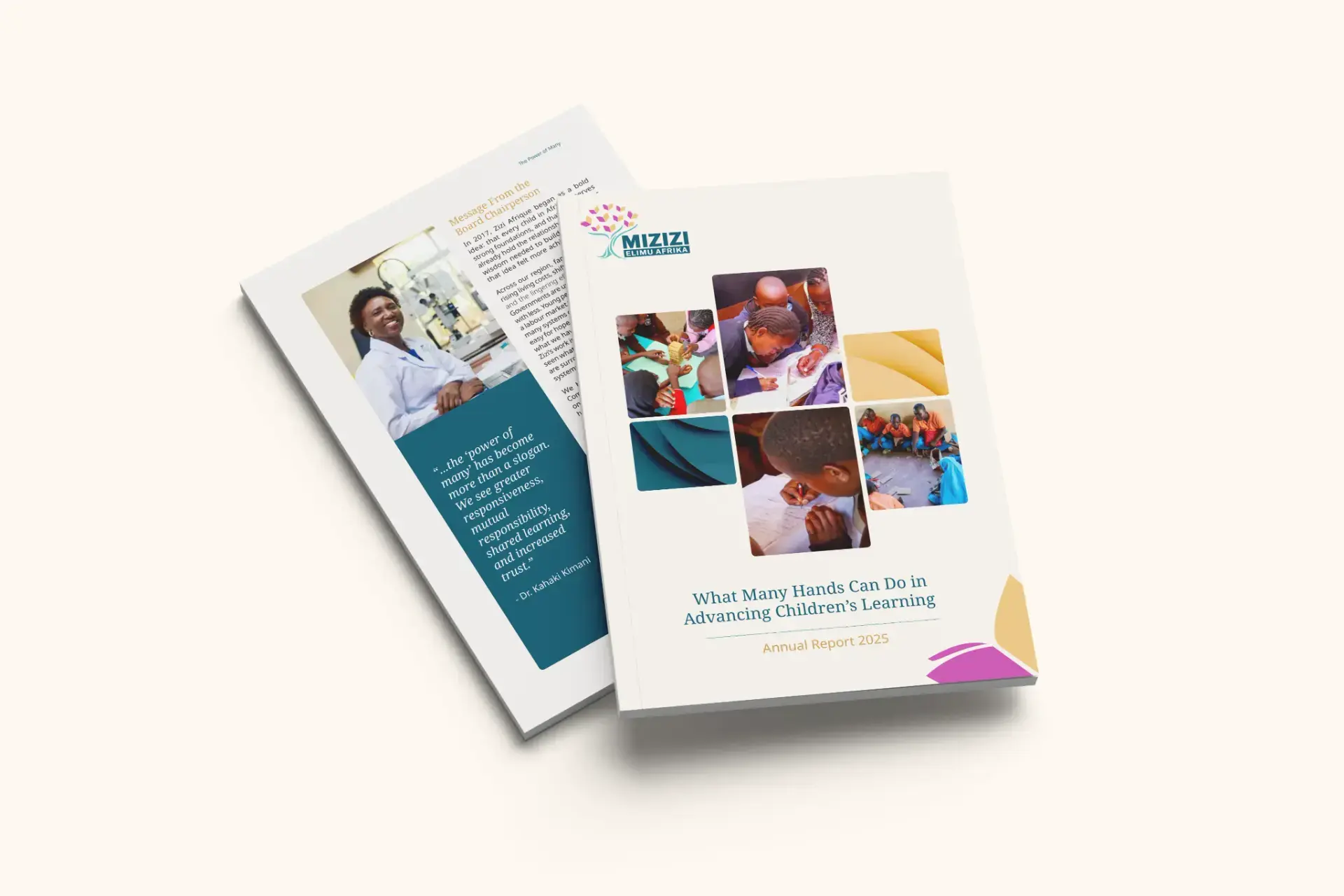 Mizizi Elimu annual report and publications